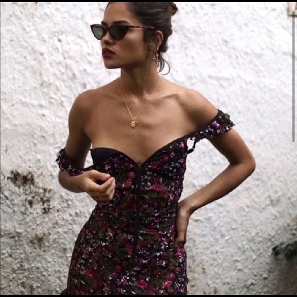 Rat&boa flower mini summer dress XS